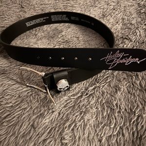 Ladies Leather Harley Davidson Belt